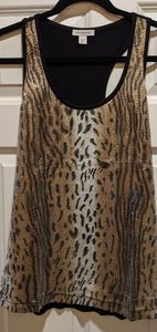 Boston Proper Sequined Animal Tank